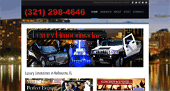 Desktop Screenshot of luxurylimos.net