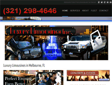 Tablet Screenshot of luxurylimos.net